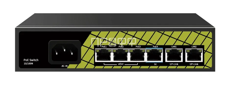 Коммутатор PoE TSn-4FP6F2