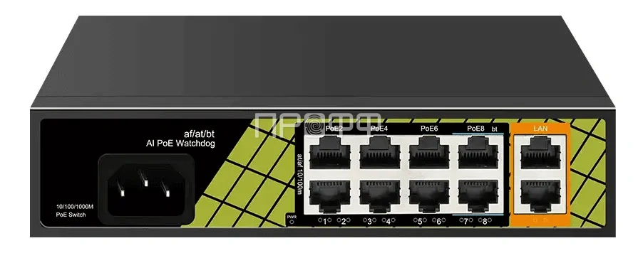 Коммутатор PoE TSn-8FP10G2