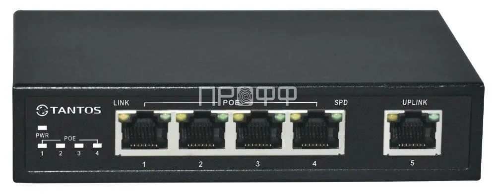 Коммутатор PoE TSn-4P5G