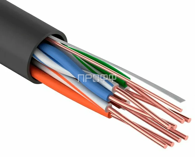 Витая пара Кабель UTP 4PR 24AWG (Cu) CAT5E LDPE Outdoor 305м 