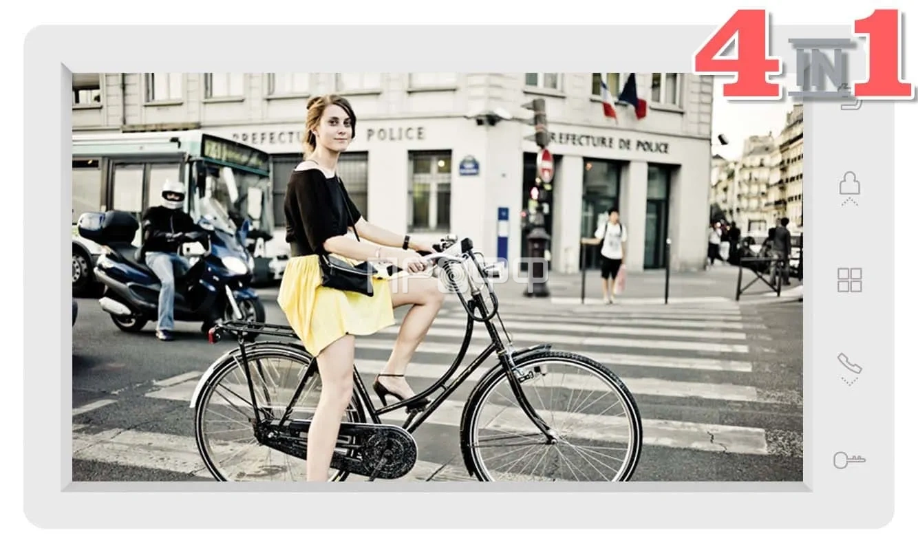 Монитор видеодомофона Amelie HD SE Slim (White) VZ